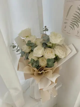 Docena Rosas Blancas