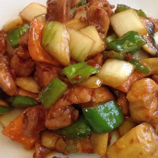 Pollo Con Salsa Picante