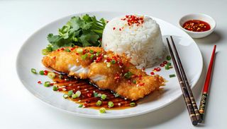 Ryba chrupiąca w sosie