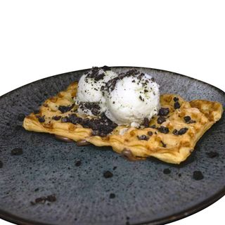 Waffle +1 Gelado +1 Topping
