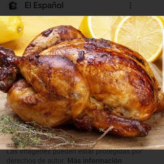 Medio Pollo asado