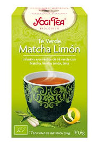 Infusión Te Verde Matcha Limon Yogitea...