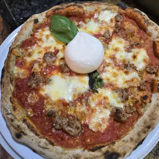 Burrata e salsiccia integrale