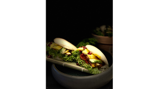 Bułeczki Bao z tofu w sosie Teriyaki
