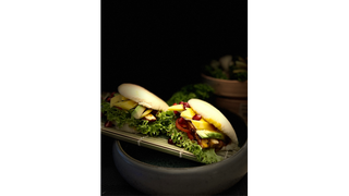 Bułeczki Bao z tofu w sosie Teriyaki