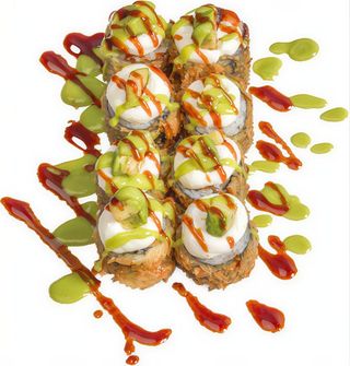 129 Maki hosso de aguacate frito