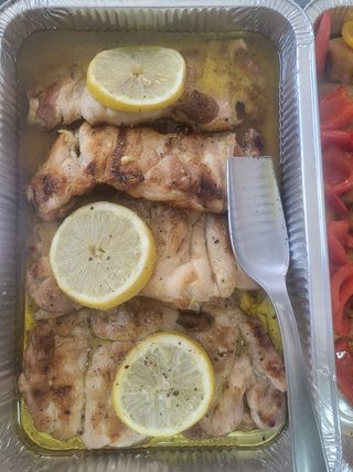 Sovracoscia di pollo con limone arrosto