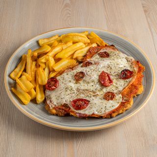 Flor de Milanesa (milanesa alla napolitana)