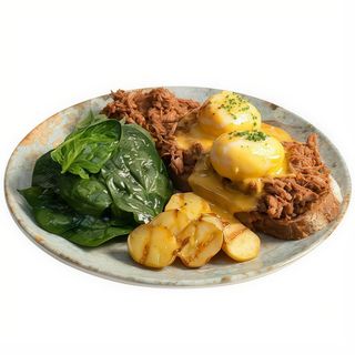 Pulled Pork Eggs Benedict