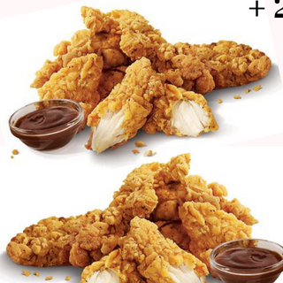 Menú Tiras De Pollo (10 Uds.)