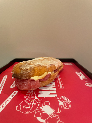 Ciabatta - Raclette e Salame Milano