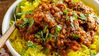Meat dansak