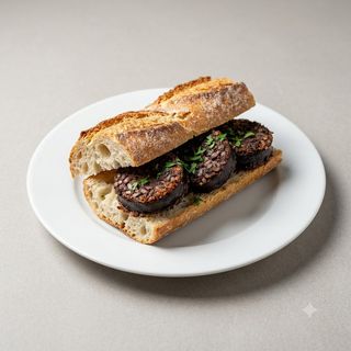 Bocados De Morcilla Con Queso De Oveja