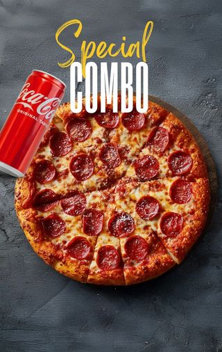 Pizza Pepperoni combo meni 560gr