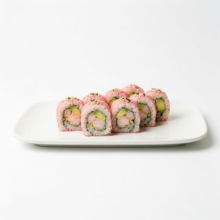 62 - Pink ebi avocado - 6 pezzi