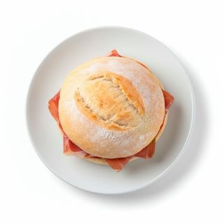 Mollete De Jamón Ibérico Y Aove