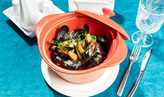 Scoici in sos de vin