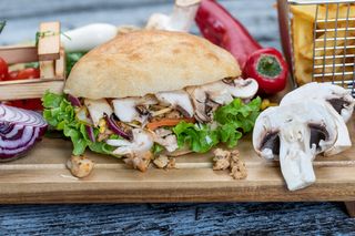 Piletina grill gljive