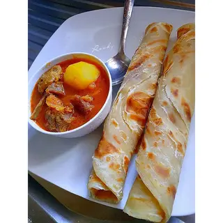 Two Chapatis & Beef