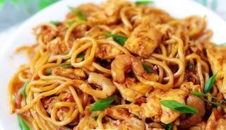 Tallarines Con Gambas