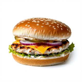 Hamburger chicken cheese