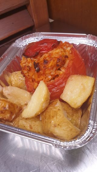 Pomodoro al riso con patate