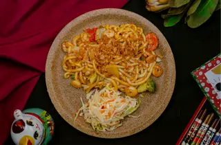 Udon z Krewetkami