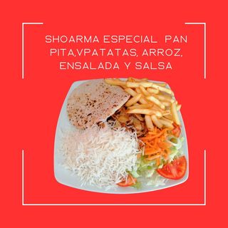 Plato especial de kebab 