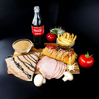 Combo – Pohovana palačinka pečenica