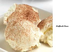 Profiterole bianco