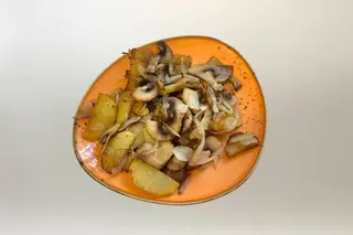 Жареха с грибами