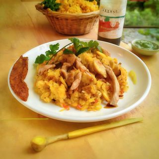 Arroz Frito De Pollo