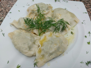 Pierogi ze szpinakiem 5 szt