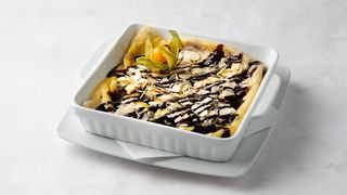 Naleśnik zapiekany z sosem waniliowym Mandel