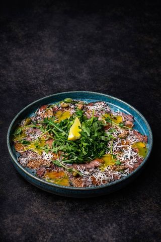 Карпачо з лосося та тунця