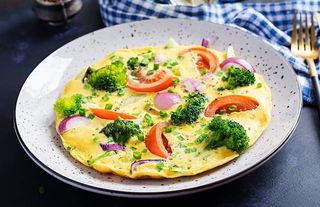 Omelette végétarienne
