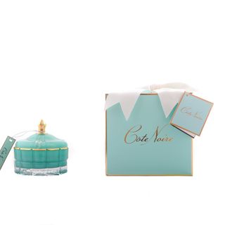 Lumanare ArtDeco albastra mica eau de vie (GML45016)