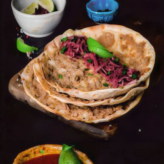 Lahmacun de pollo