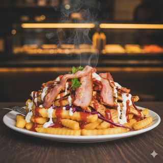 Patatas Carbonara Gratinado