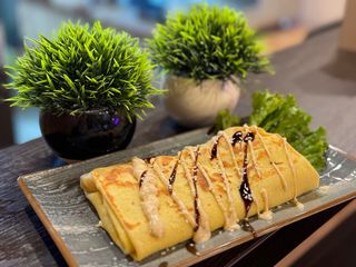 Млинець з куркою та грибами