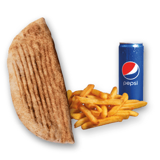 Rollo Kebab Amerykańskie (średnie), frytki, Pepsi 0.33l