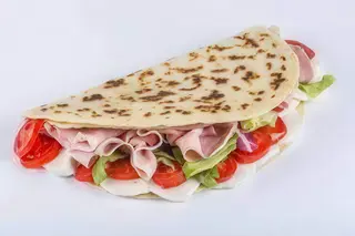 Piadina al prosciutto cotto