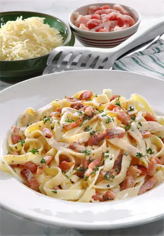 Tagliatelles Au Fromage & Jambon