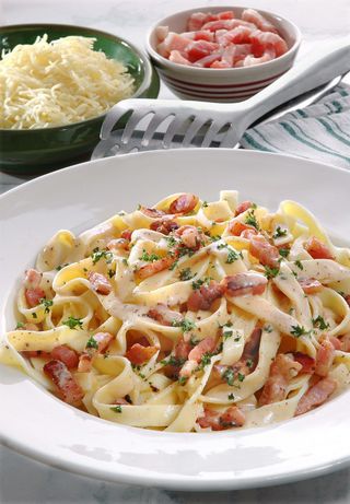 Tagliatelles Au Fromage & Jambon