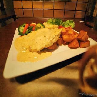 Filet z kurczaka w sosie kurkowym