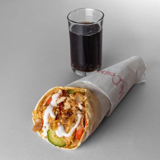 Голям дюнер + кока кола (500мл)