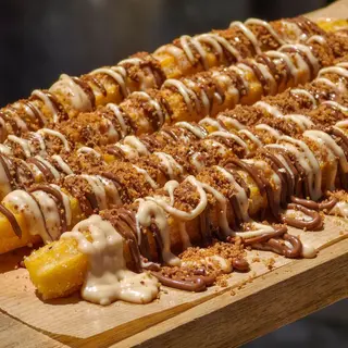 5 Churritos Kinder Bueno com Nutella