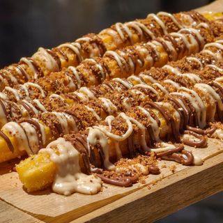 5 Churritos Kinder Bueno com Nutella