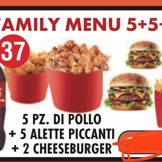 Family menù 5 + 5 + 2