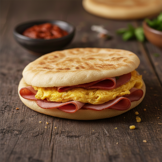 Chapati Omelette Jambon